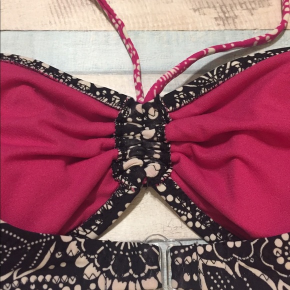 NWT Aeropostale Tribal Paisley Bandeau Bikini - Picture 6 of 6